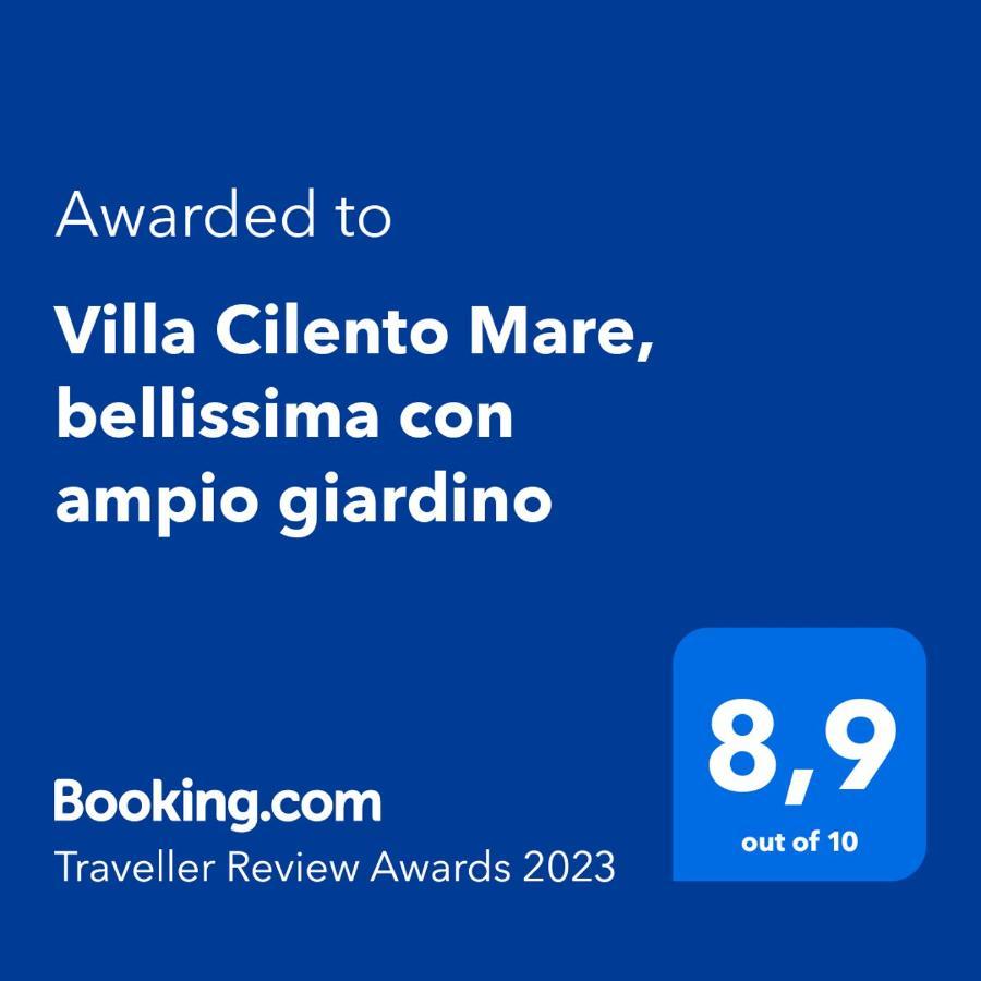 Villa Cilento Mare, Bellissima Con Ampio Giardino Капитело Екстериор снимка